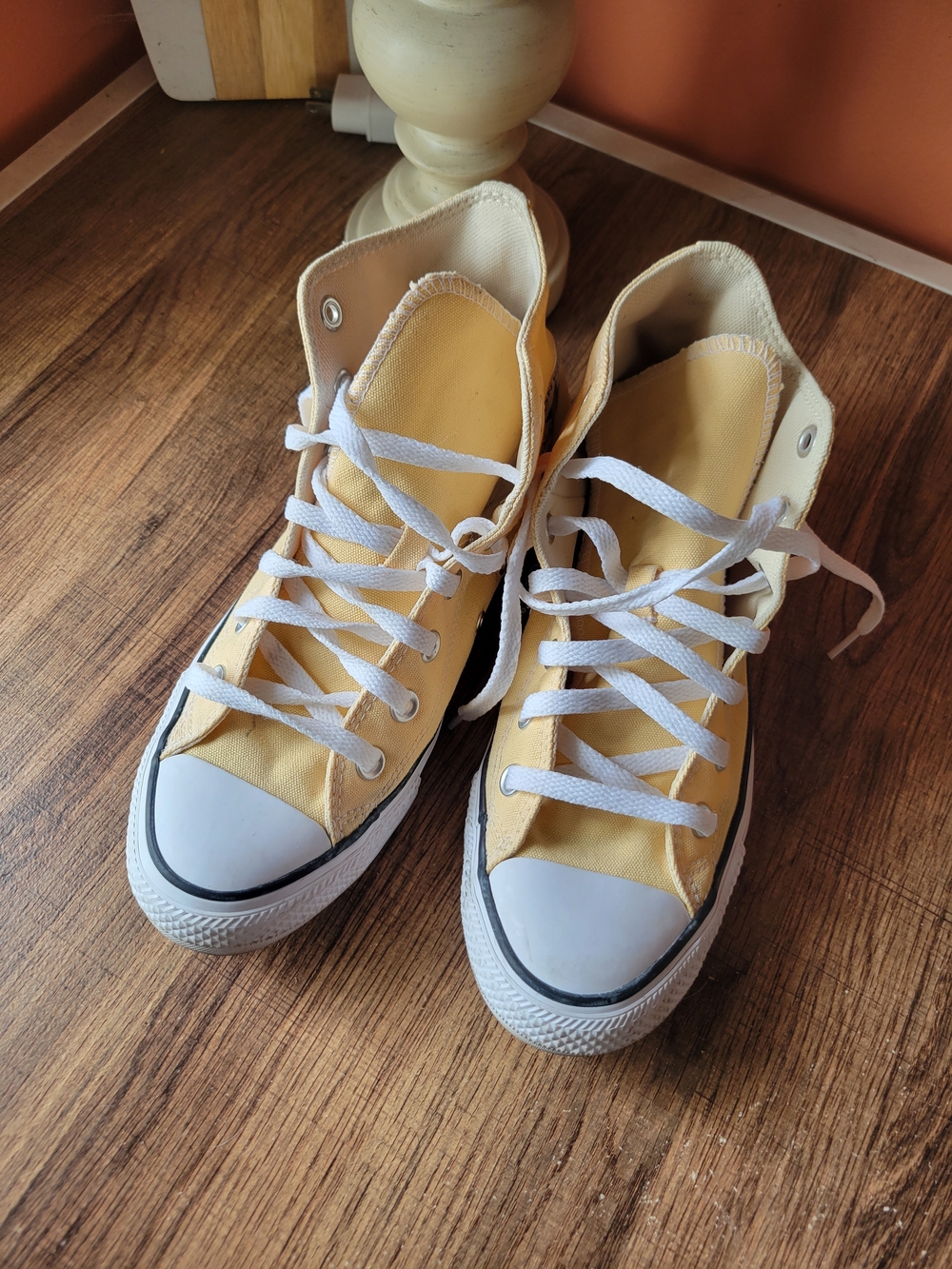 Converse Chuck Taylor All Star High Top Sneakers - Yellow - Picture 2 of 4